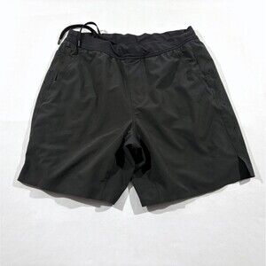 Ten Thousand Interval Shorts Black 7" Inseam Gym Training Performance Lined Sz M